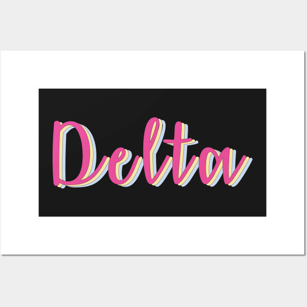 Delta Wall Art by LFariaDesign